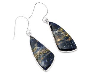 Natural Sodalite Earrings SDE63016 E-1001, 13x29 mm