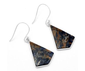 Natural Sodalite Earrings SDE63025 E-1001, 13x23 mm