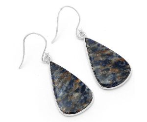 Natural Sodalite Earrings SDE63052 E-1001, 15x26 mm