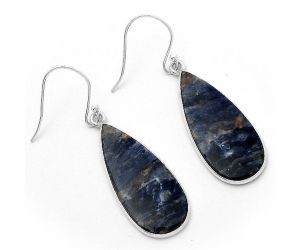 Natural Sodalite Earrings SDE63268 E-1001, 12x28 mm