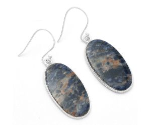 Natural Sodalite Earrings SDE63532 E-1001, 14x26 mm