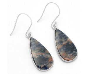 Natural Sodalite Earrings SDE63847 E-1001, 12x24 mm