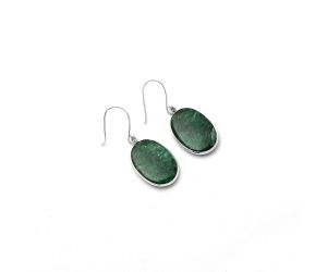 Natural Green Aventurine Earrings SDE64546 E-1001, 14x21 mm