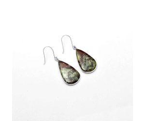 Dragon Blood Stone - South Africa Earrings SDE64561 E-1001, 16x28 mm