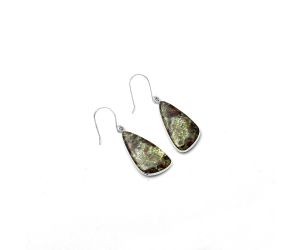 Dragon Blood Stone - South Africa Earrings SDE64637 E-1001, 14x27 mm