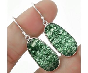 Natural Green Aventurine Earrings SDE64697 E-1001, 12x24 mm
