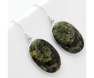 Dragon Blood Stone - South Africa Earrings SDE65922 E-1001, 15x22 mm