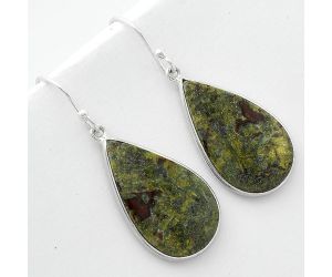 Dragon Blood Stone - South Africa Earrings SDE65977 E-1001, 15x25 mm