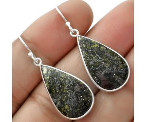 Dragon Blood Stone - South Africa Earrings SDE65993 E-1001, 13x23 mm