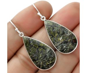 Dragon Blood Stone - South Africa Earrings SDE65998 E-1001, 14x26 mm