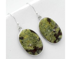 Dragon Blood Stone - South Africa Earrings SDE66003 E-1001, 15x21 mm