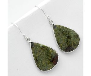 Dragon Blood Stone - South Africa Earrings SDE66019 E-1001, 15x20 mm