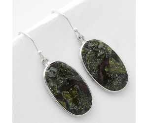 Dragon Blood Stone - South Africa Earrings SDE66030 E-1001, 13x23 mm