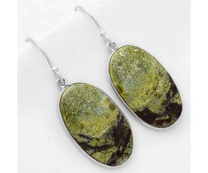 Dragon Blood Stone - South Africa Earrings SDE67660 E-1001, 14x26 mm