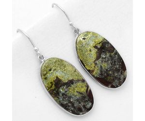 Dragon Blood Stone - South Africa Earrings SDE67663 E-1001, 15x27 mm