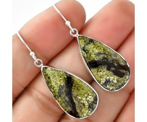 Dragon Blood Stone - South Africa Earrings SDE68764 E-1001, 13x25 mm