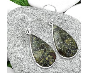 Dragon Blood Stone - South Africa Earrings SDE68892 E-1001, 15x26 mm