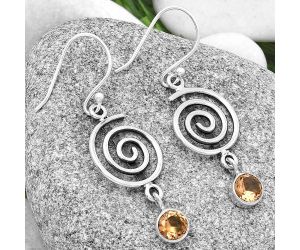 Spiral - Zandrite Color Change Earrings SDE69233 E-1234, 6x6 mm