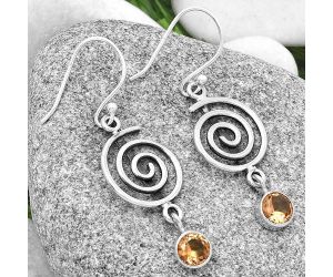 Spiral - Zandrite Color Change Earrings SDE69235 E-1234, 6x6 mm