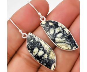 Natural Morado Jasper Earrings SDE71259 E-1001, 12x28 mm