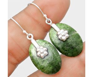 Natural Serpentine Earrings SDE75278 E-1137, 15x22 mm