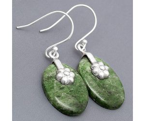 Natural Serpentine Earrings SDE75278 E-1137, 15x22 mm