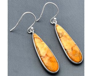 Coral Jasper Earrings SDE75448 E-1001, 10x32 mm