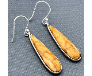 Coral Jasper Earrings SDE75452 E-1001, 10x32 mm