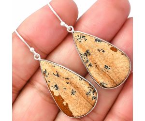 Picture Jasper Earrings SDE77082 E-1001, 17x26 mm