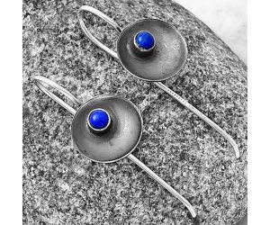 Lapis Lazuli Earrings SDE77247 E-1241, 3x3 mm