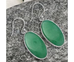 Green Aventurine Earrings SDE78172 E-1001, 15x27 mm