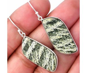 Natural Chrysotile Earrings SDE78355 E-1001, 13x28 mm