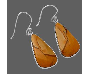 Picture Jasper Earrings SDE78483 E-1001, 13x24 mm