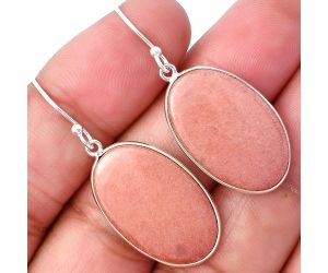 Pink Aventurine Earrings SDE78567 E-1001, 15x24 mm