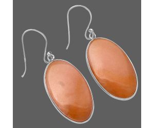 Orange Aventurine Earrings SDE78574 E-1001, 15x27 mm