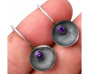 Amethyst Earrings SDE79057 E-1241, 3x3 mm