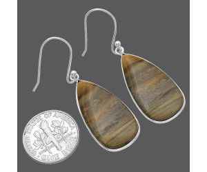 Polygram Jasper Earrings SDE79777 E-1001, 13x26 mm