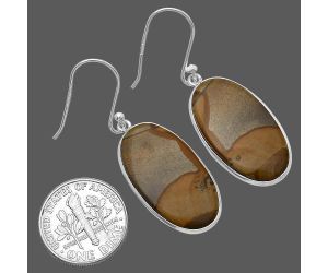 Picture Jasper Earrings SDE79895 E-1001, 14x25 mm