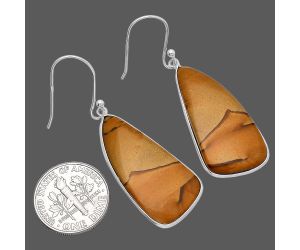 Picture Jasper Earrings SDE81777 E-1001, 15x31 mm