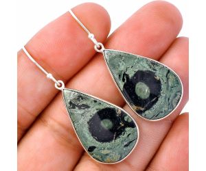 Star Galaxy Jasper Earrings SDE81842 E-1001, 17x27 mm