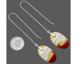 Red Mookaite Earrings SDE82762 E-1089, 15x26 mm