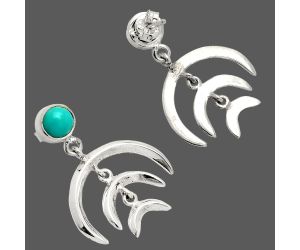 Sleeping Beauty Turquoise Earrings SDE84374 E-1249, 6x6 mm