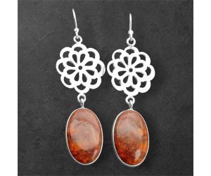 Sonora Sunrise - Cuprite Blood Earrings SDE86142 E-1094, 12x20 mm