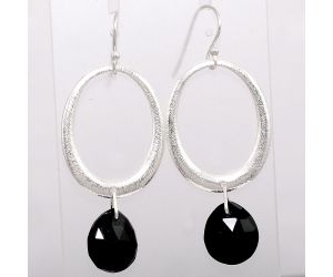 Black Onyx Earrings SDE86157 E-1193, 12x14 mm
