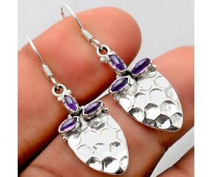 Amethyst Earrings SDE86179, 2x5 mm