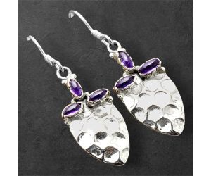 Amethyst Earrings SDE86179, 2x5 mm