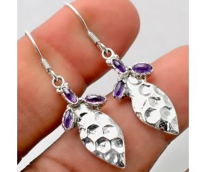 Amethyst Earrings SDE86180, 2x5 mm