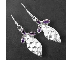 Amethyst Earrings SDE86180, 2x5 mm