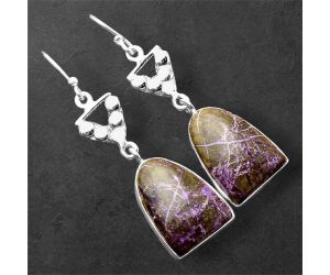 Purpurite Earrings SDE86225 E-1094, 13x18 mm