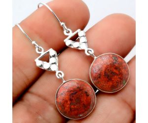 Sonora Sunrise - Cuprite Blood Earrings SDE86226 E-1094, 15x15 mm